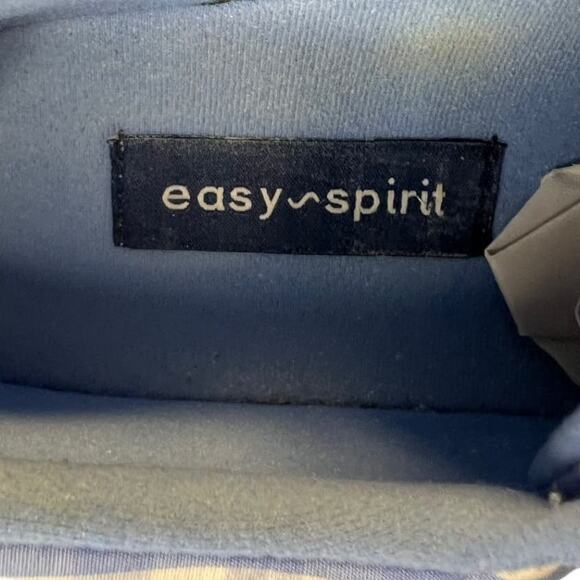 Easy Spirit Women's Checkered Gingham Sneakers Shoes Blue White Sz 9.5N Comfy - Picture 10 of 12